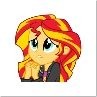 Pleading Sunset Shimmer 2 Posters and Art